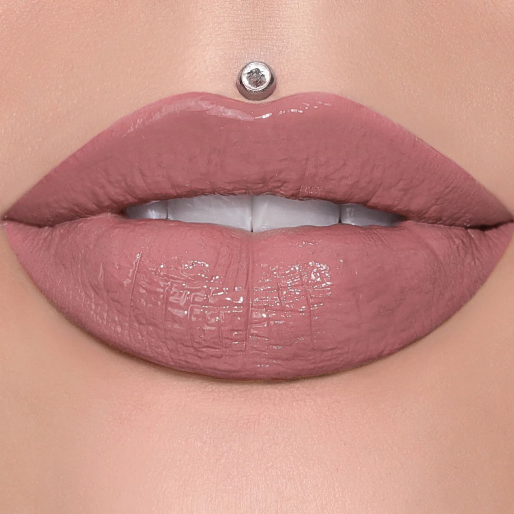 Beauty shot makeup details closeup